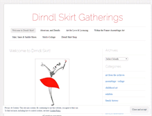 Tablet Screenshot of dirndlskirt.com
